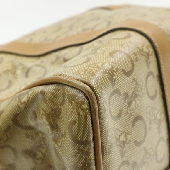 CELINE C Macadam Horse Carriage Hand Bag Pvc Leather Beige - Picture 12 of 16